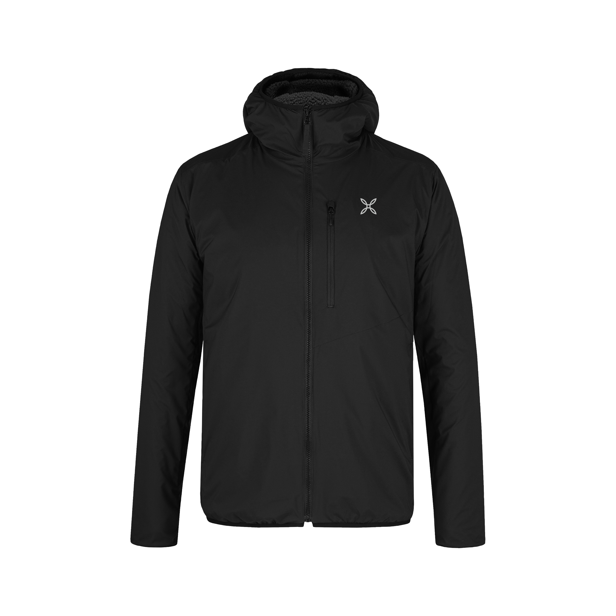 Montura フード付きジャケット M ブラック Black Men's Sherpa Reversible Jacket for Everyday Wear | Montura