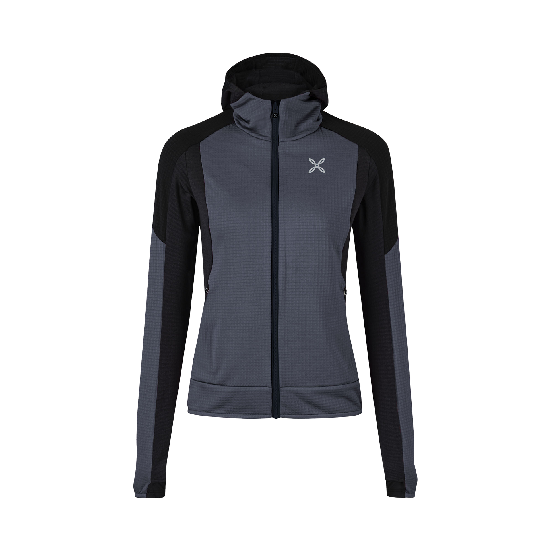 Women's Stretch Color 2 Zip-Up Fleece Jersey for Trekking Women's Stretch Color 2 Zip-Up Fleece Jersey for Trekking